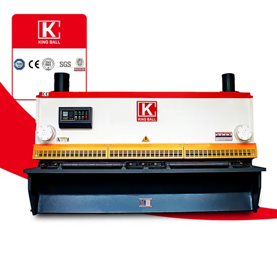QC12K-6X2500 CNC Pneumatic Material Support E200s Controller Servo Motor Cutting Thickness Swing Beam Hydraulic Shears Machine
