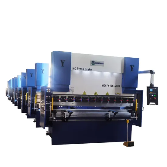 Wd67y High Productivity Nc Type Hydraulic Press Brake Aluminum and Plastic Processing with Core Pump and Gear Components