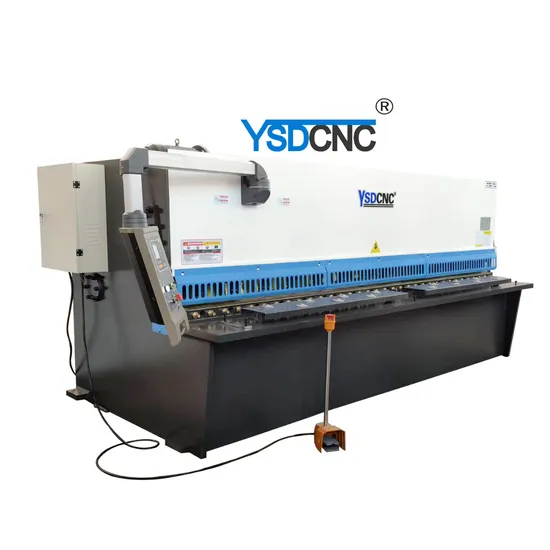 Ysdcnc QC12y Series Mini Hydraulic Metal Shearing Machine with Estun E21s Nc Control for Stainless Steel Plate Shearing