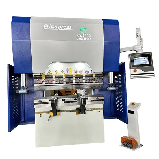 Prima 50t1300mm Press Brake Bending Machine Da66t 8+1 Aixs China CNC Hybrid Bending Machine Reliable Manufacturer Cost-Effective
