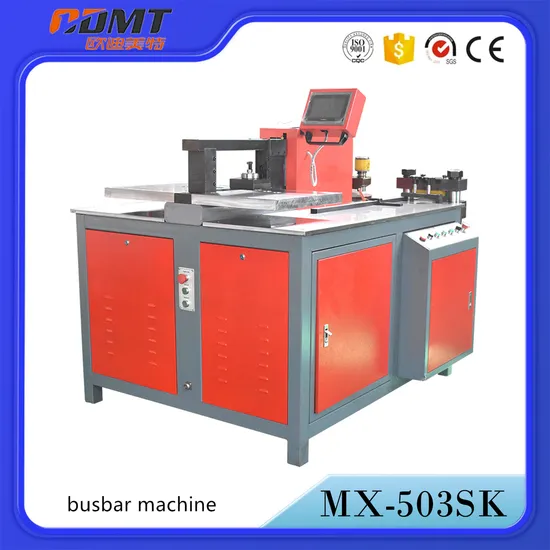 Hydraulic Copper Bus Bar Processing Machine New 503esk Three-in-One CNC Busbar Cutting Punching Bending Machine Busbar Machine