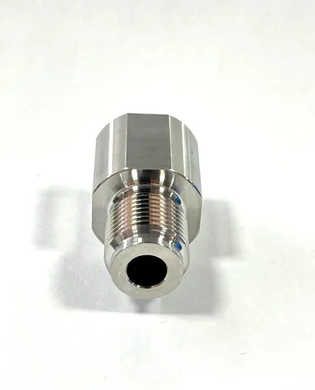Waterjet Spare Parts Check Valve Outlet Body High Pressure Outlet Nut Factory Price Part Compatible H20 Style100022-2