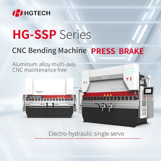 Multifunction Pipe Plate CNC Full Auto Electric Press Brake Metal Bending Machine 3-4-6-8 Axis with CE