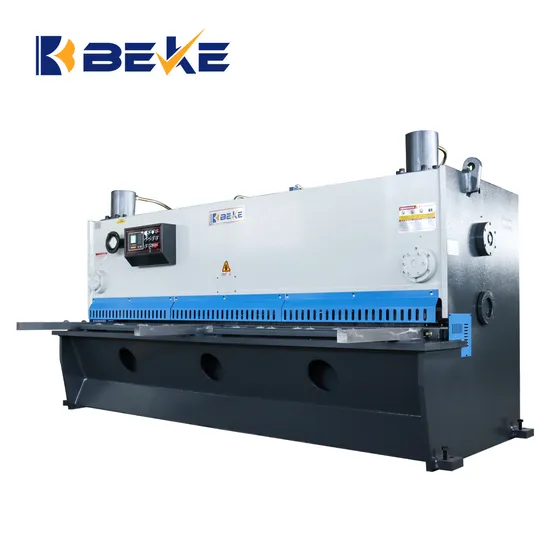 CNC Hydraulic Sheet Metal Stainless Steel Aluminium Guillotine Machine with E21s System