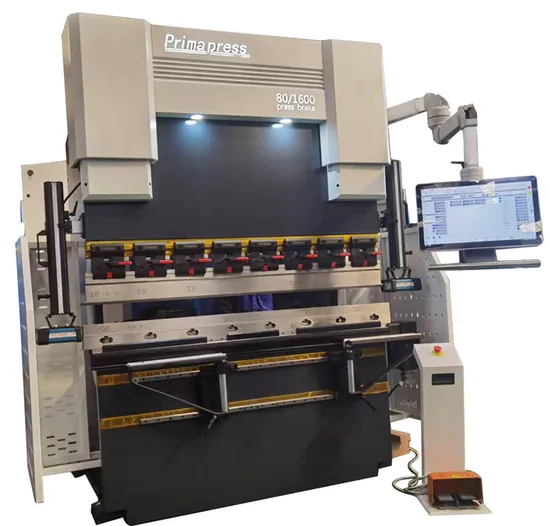 We67K 80t1600mm Servo Electro-Hydraulic CNC Press Brake with Esa875 System