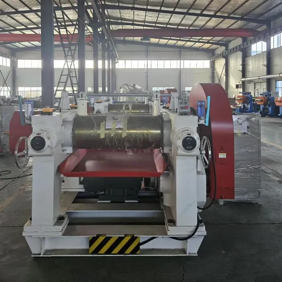 B Type Rubber Mixing Mill Machine with Electric Motor Adjustment