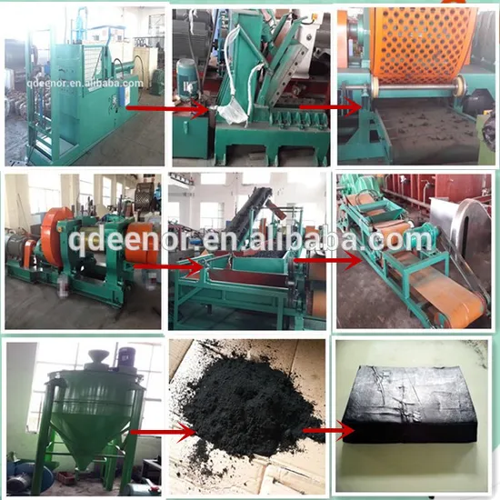 Automatic Waste Tire Recycle Machine / Tyre Shredder / Rubber Tile Making Machine