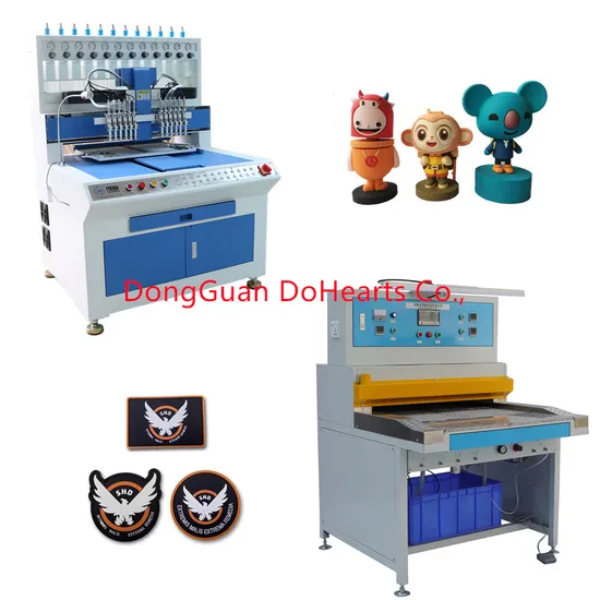 Embossed Logo PVC 3D Soft Rubber Patch Making Machine