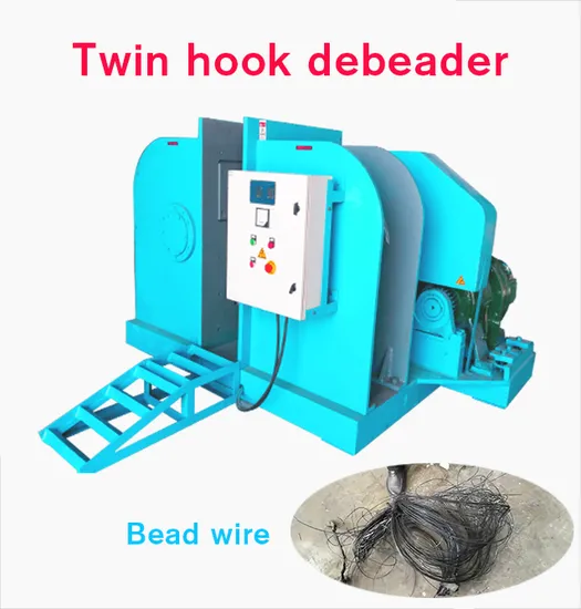 Efficient Twin Hook Debeader for Scrap Truck Tires