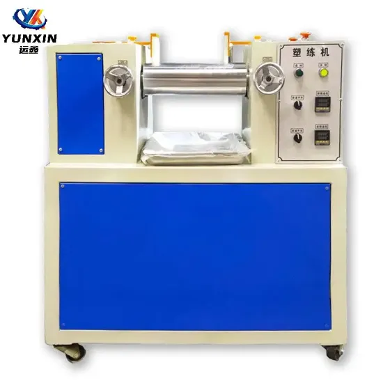Silicone Raw Material Mixing Colours Mill Machine 3 Inch Roller Mixer
