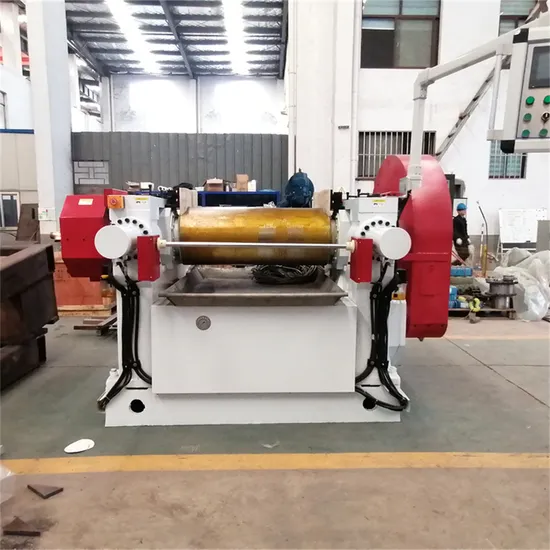Compact Casting Two Roll Open Rubber Mixing Mill with Electric Gap Adjustment