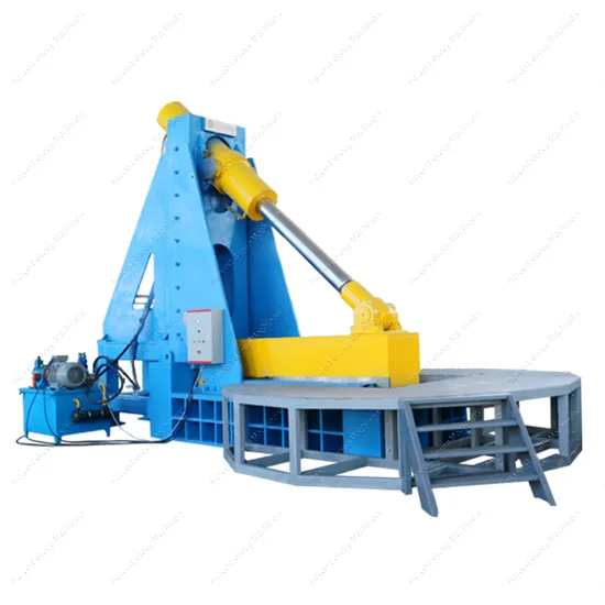 OTR Tire Cutting Machines Giant Tyre Cutter for Tire Recycling Giant Tyre Cutting Machine OTR Tire Cutter