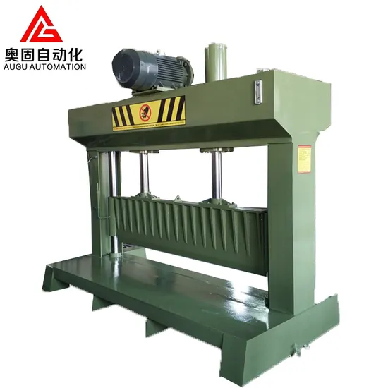 Robust Vertical Single Rubber Cutting Machine with Hydraulic Knife for Continuous Cutting Tasks