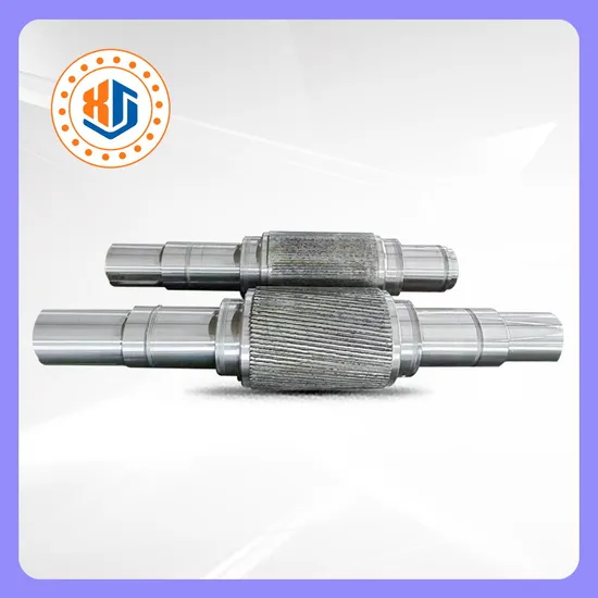 Rubber Crusher Roller with Steel Cast Welded Groove for Reclaimed Rubber