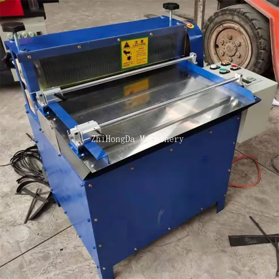 Orofessional Manufacturing Rubber Sheet Belt Slitter Machine