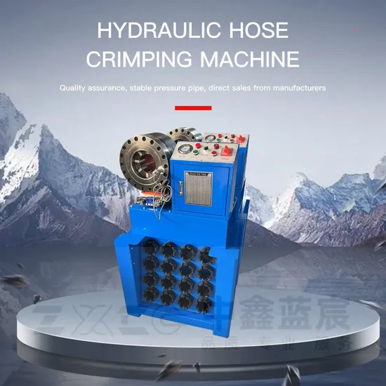 220V 13 Sets Free Dies Hydraulic Hose Crimping Machine with Quick Change Tool