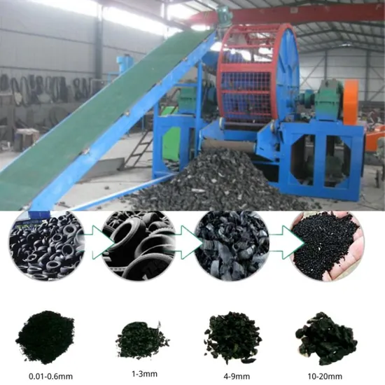 Recycling Car Truck Car Wheels Tires Wheels Hubs Tires Shredder Machine