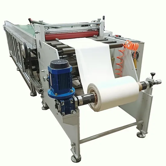 with Conveyor Belt Automatic PVC Rubber Material Roll to Sheet Cutting Machine