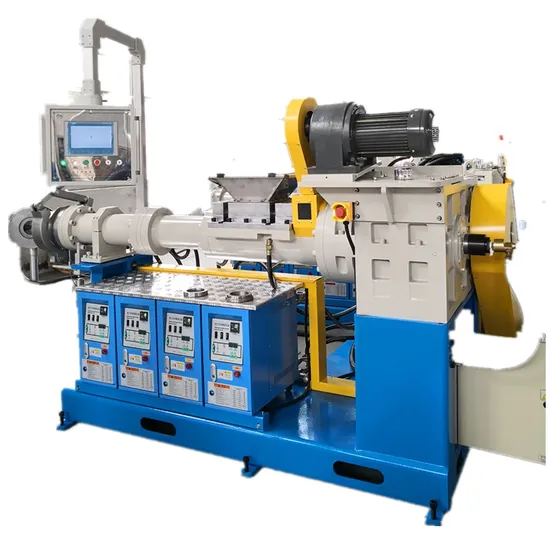 Cold Feed Rubber Sheeting Extruder Machine with Temperature Control