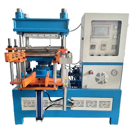 63ton High Precision Rubber Vulcanizing Machine Automatic Die Pushing Rubber Slipper Manufacturing Machine