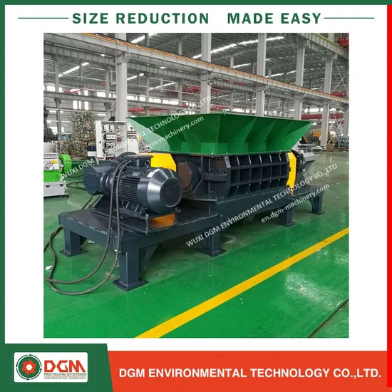 Low Speed High Torque Used Tire Shredder for Scrap Tyre Recycling
