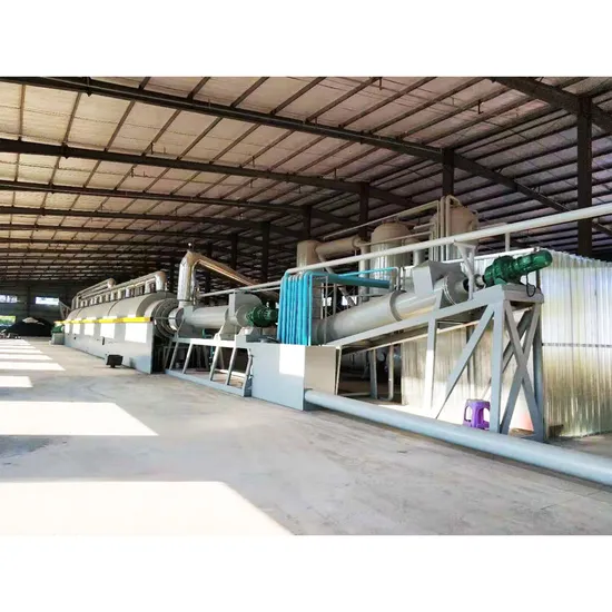 Advanced Benji Continuous Tyre Recycling Pyrolysis Process