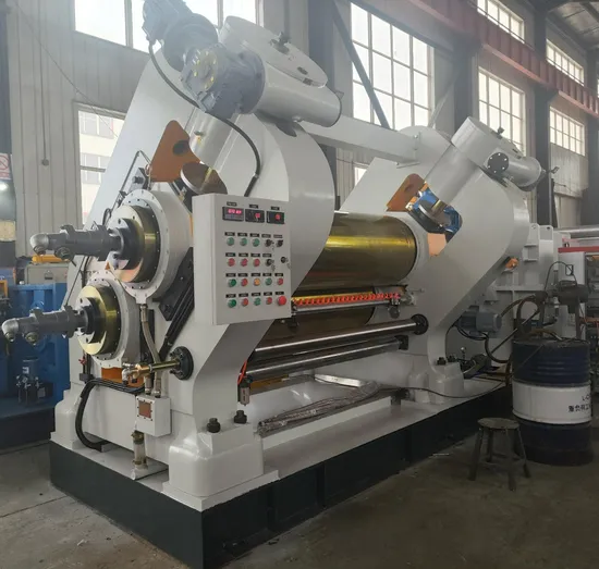 High Quality Three/Four Rolls 400*1200 Rubber Calender with PLC Control System