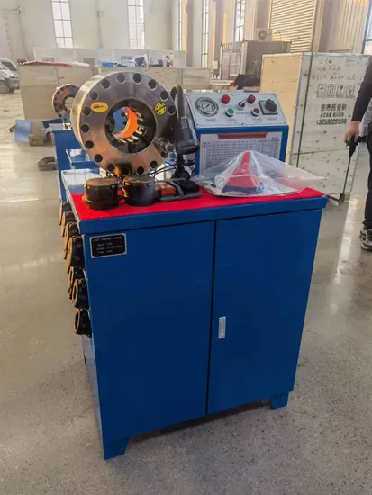 Dx68 Dx69 Factory Sale 2′′ (6-51mm) 220V 10 Sets Free Dies Hydraulic Rubber Hose Crimp Machine Manufacturer
