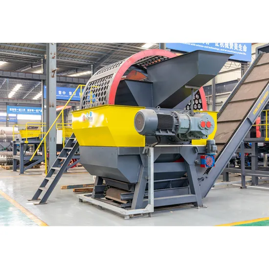 Double Shaft Waste Tyre Shredder Tire Recycling Shredder Tire Recycling Machine Manufacturers