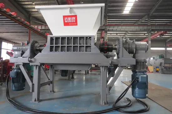 Heavy Duty Industrial PP Foam Waste Wood Hard Drive Plastic Recycle Shredder