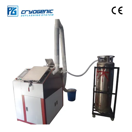 High-Performance Compact Cryogenic Deburring Machine Pg-40t in Silver