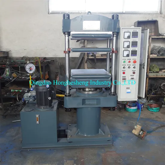 80t Two L. Ayers Rubber and Silicone Vulcanizing Press Machine
