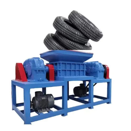 Waste Large Rubber Tire Recycling Equipment Price Waste Small Tire Shredder