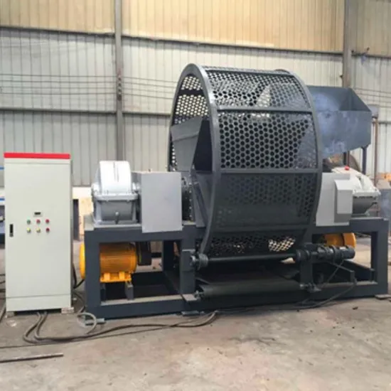 Scrap Car Truck Tire Bumper Tyre Shredder Rubber Product Recycling Machinery
