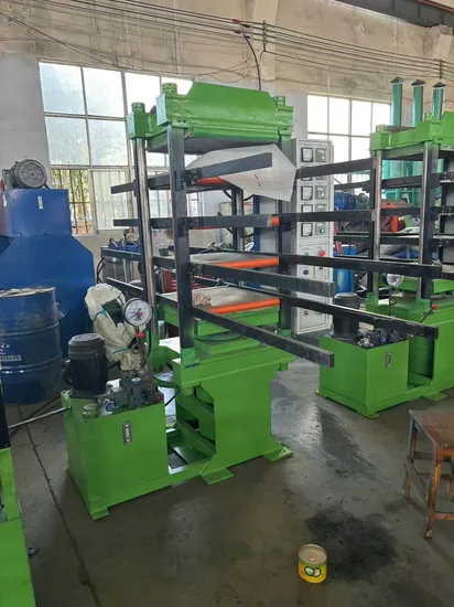 Interlocking Rubber Playground Tiles/Rubber Brick Vulcanizing Press/Rubber Mold Making Machine