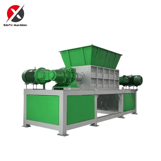 Industrial Shredder for Auto Parts, Rubber Tire & Plastic Wood Waste Recycling