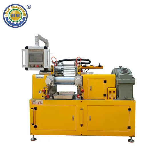 PLC Control Electric Heating Two Roll Open Mill for Rubber Mixing