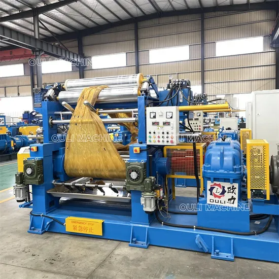 China Manufacture Factory Price Two Roll Rubber Open Mixing Mill