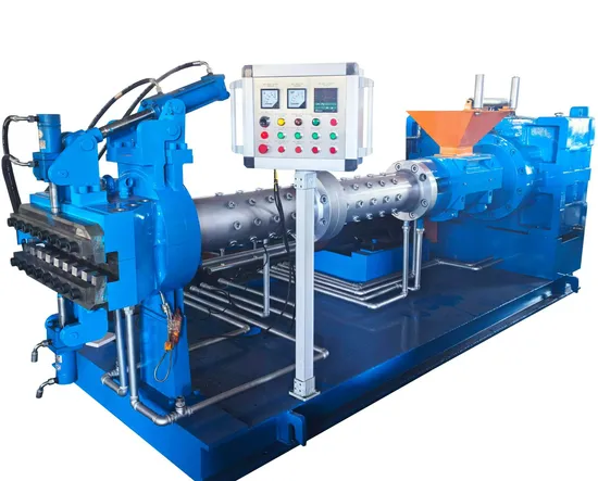 High Quality Xj-120 Pin Barrel Rubber Cold Feed Extruder Machine