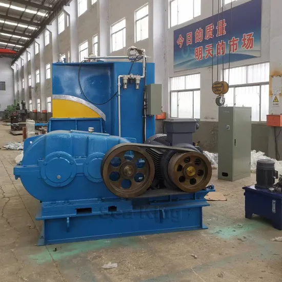 2024 The Latest Model Hydraulic Tilting SBR Closed Mixing Machine
