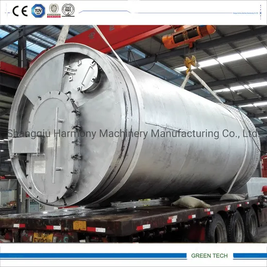 Rubber to Oil Refinery Pyrolysis Machine 10tpd