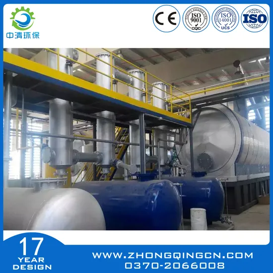 Environmental Standard Waste Rubber/Plastic/Tires Pyrolysis Machine with Ce, SGS, ISO