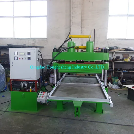 Crumb Rubber Floor Tile Making Press Machine Colorful Rubber Tiles Making Machine