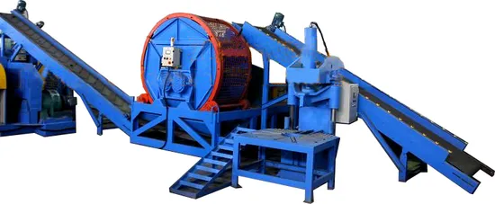 Used Tire Cutting/Rubber Tire Shredder Machine/Rubber Tire Powder Milling/Waste Tyre Rubber Sheet Process