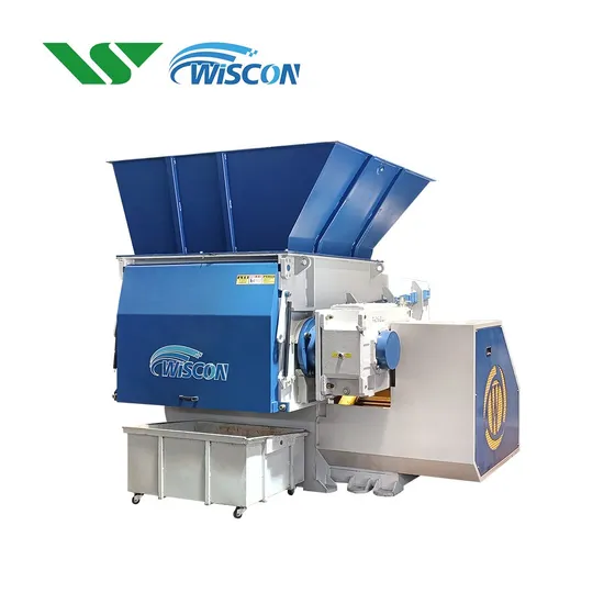 Powerful Pure Copper Motor Plastic Grinder Automatic Single Shaft Shredder for Recycling Waste PE ABS PC