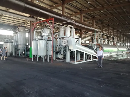 30tpd Continuous Waste Tyre Pyrolysis Plant with 0.3% Oil Content Carbon Black
