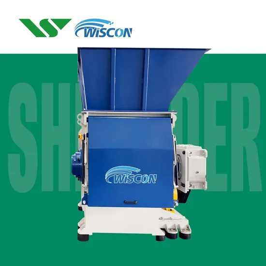 Industrial Plastic Bottle Shredder Machine Price for Sale Battery Recycling Machines Best Industrial Paper Shredder Blue Drum Plastic