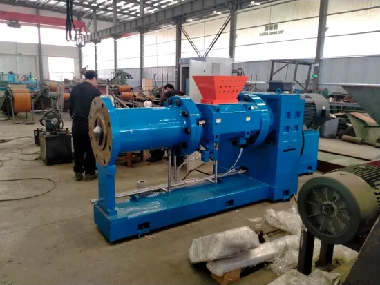Small Capacity Lab Use Single Screw Rubber Extruder Compound Inner Tube Extruder Machine