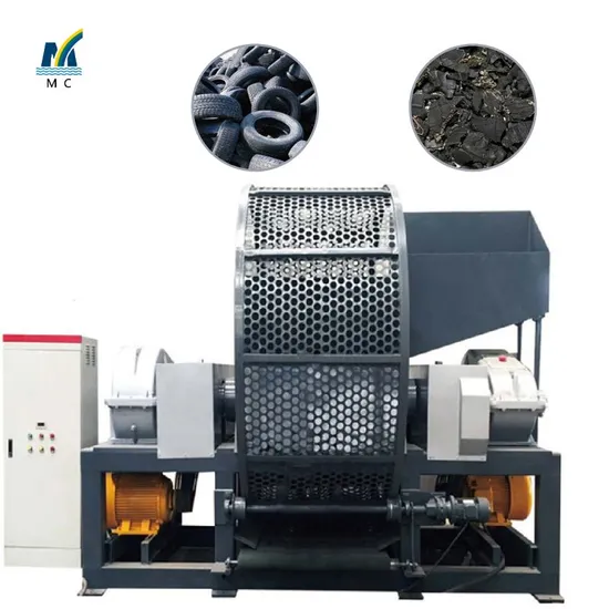 Factory Supply Rubber Scrap Shredder Machine Crusher for Recyclable Car Truck Tire