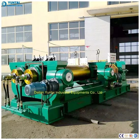 60 Inch Made in China Dalian Rubber Open Two Roll Mill